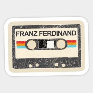 kurniamarga vintage cassette tape Franz Ferdinand Sticker